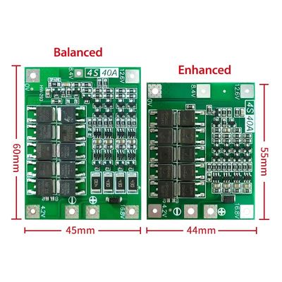 CA-4S-40A Li-Ionen-Batterielader Lipo-Zellmodul PCB BMS Schutzbrett für Bohrmotor 12,6 V mit Balance