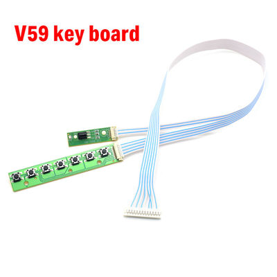 7K V59 V56 Universal 7 Tasten Tastaturplatte für LCD-Fernseher