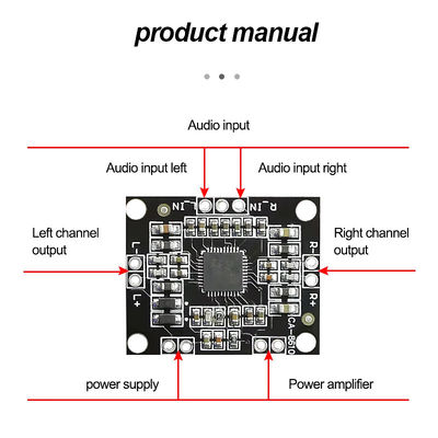 CA-8610 Digital Power Amplifier Board 2*15w Dual Channel Stereo Mini Klasse D PAM8610