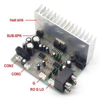 CA-7379A Digital Subwoofer Verstärker Board AC/DC 12V 2*38W TDA7379 AMP Modul