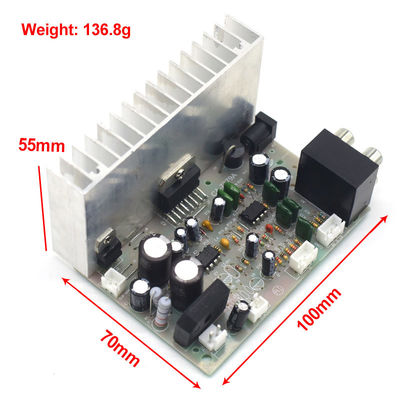 CA-7379A Digitale Subwoofer-Verstärkerplatine mit TDA7379-Chip, 2 x 38 W AC/DC 12 V AMP-Modul