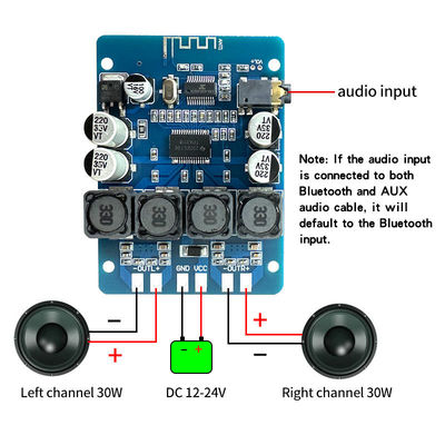 CA-3118B DIY BT Audio Board 2*30W Stereo Digitale Leistungsverstärker DC 12-24V TPA3118