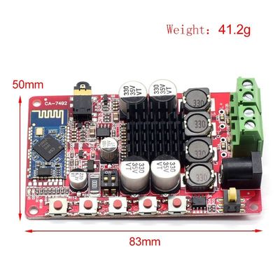 CA-7492B Digital Power BT Verstärker Modul mit CSR5.0 Bluetooth 2*50W Ausgang und 8-24V Gleichstrom