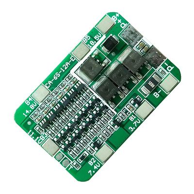CA-6S-12A-E 24V PCB-BMS-Schutzbrett für 6 Packungen 18650 Li-Ionen-Lithiumbatteriemodule