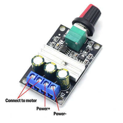 CA-103A PWM Gleichstrommotorgeschwindigkeitsregler 6V 12V 24V 28V 3A Geschwindigkeitsschalter 1203BK