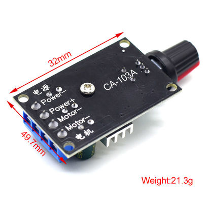 CA-103A PWM Gleichstrommotorgeschwindigkeitsregler 6V 12V 24V 28V 3A Geschwindigkeitsschalter 1203BK