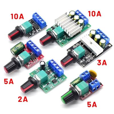 CA-110A 5V/12V 10A PWM Gleichspannungsmotor-Geschwindigkeitsregler Stufenloser Geschwindigkeitsregler LED-Dimmer-Power-Gouverneur Motor-Treiber-Boards