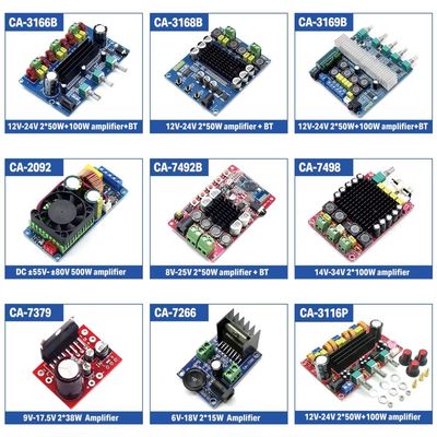 CA-3168 2*50W drahtloser digitaler Stromverstärker Board Doppelkanal TPA3116D2 DIY Lautsprecherverstärker Modul Linearverstärker