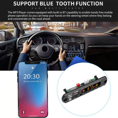 Bluetooth 5.0 Audio Modul mit Farbbildschirm und Fernbedienung MP3 Decoder Board für Autoverstärker