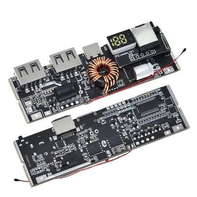 QC4.0 QC3.0 LED Dual USB PD Power Bank 18650 Lademodul mit Temperaturregelung