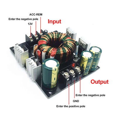 Gleichspannungs-zu-Gleichspannungs-Wandler Dual Power Board Autoverstärker Einzel 12V bis 24V 35V Subwoofer Boost