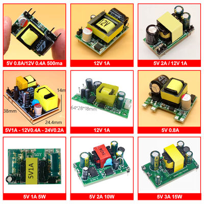 200V bis 5V/9V/12V 500mA/700mA/800mA/300mA/1A Isolierter Schalter Stromversorgungsmodul AC-DC Steigerung