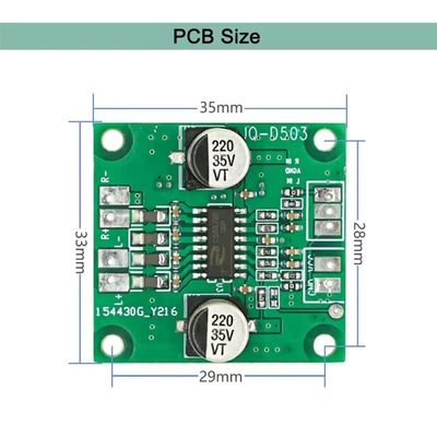 2*40W Miniverstärkermodul mit DC 5V-26V Strom und CS8673E IC