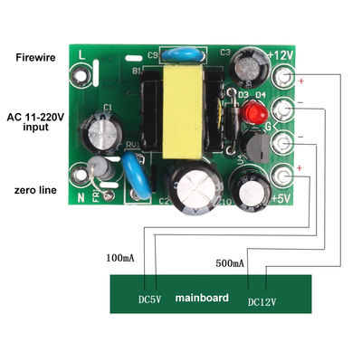 Standardaufbauart AC-DC 110-220V Schaltnetzteil mit 6W Ausgangsleistung