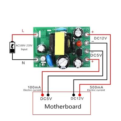 Standardaufbauart AC-DC 110-220V Schaltnetzteil mit 6W Ausgangsleistung