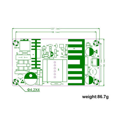 300 Watt Hochleistungs-Schaltnetzmodul für AC 85-265V zu DC12V 8A-Boost-Wandler