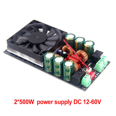 2X500W Klasse D Digitale Stereo-Leistungsverstärker 12V-48V für Auto Karaoke Heimkino Subwoofer Lautsprecher