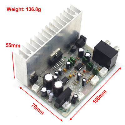 Professionelle digitale Subwoofer-Verstärkerplatine 2*38 W AC/DC 12 V mit TDA7379