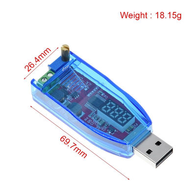 Einstellbares Potentiometer USB-Schritt-Up/Down-Wandler für LED-DC-DC 5V zu DC 1-24V-Leistung