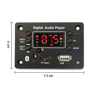 Bluetooth MP3 Decoder Board mit USB FM Radio Voice Recorder Funktion unterstützt WAV Nutzung und Bildschirm