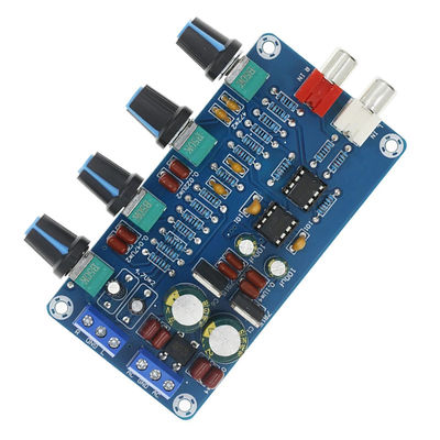 4-Kanal-Hausverstärker NE5532 Stereo-Vorverstärker-Modul mit Tonkontrollkreisempfängern