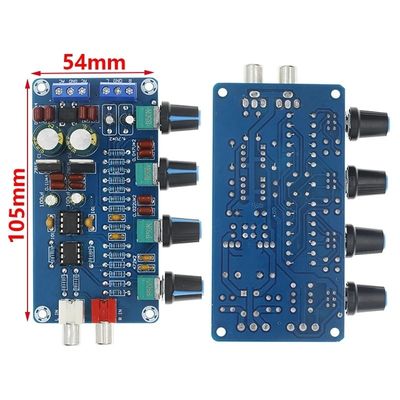 4-Kanal-Hausverstärker NE5532 Stereo-Vorverstärker-Modul mit Tonsteuerungsschaltung