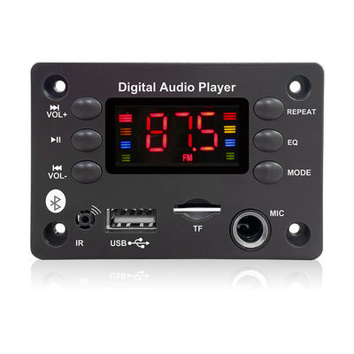Square Six Keys Audio Decoder Board mit Bluetooth 5.0 MP3 FM Radio und Sprachrecorder Funktion
