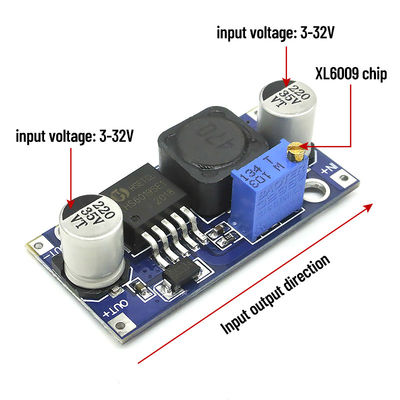 LED und LCD Kompatibel 43*22mm Super XL6009 Gleichspannungsmodul mit verstellbarem Ausgang
