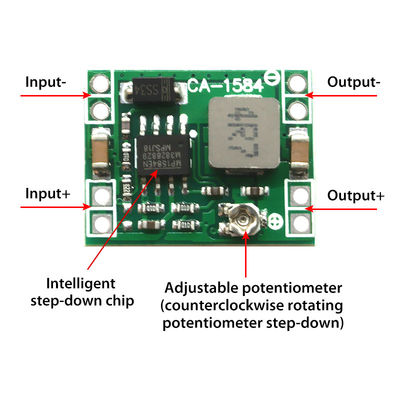 MP1584EN 3A Verstellbares Buck-Wandlermodul zum Ersetzen von Gleichspannungsstromversorgungsmodul
