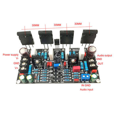 200 Watt Mono-Leistungsverstärker-Board mit 1943 + 5200 Toshiba Pair Tube und breiter Stromversorgungsreichweite (20V-90V)