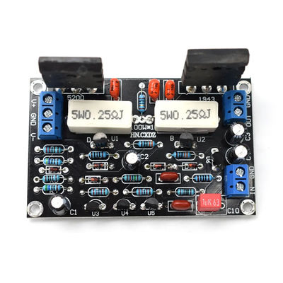 100 Watt Gleichspannung 35 V C1-001 Mono-Channel HIFI-Audioverstärker-Board mit 2SC5200 2SA1943-Röhren