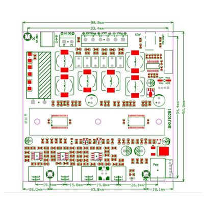CA-3169B 2,1-Kanal-Audio-Leistungsverstärker-Board mit hoher Geräuschsicherheit und kompakten 100x75x30mm-Design