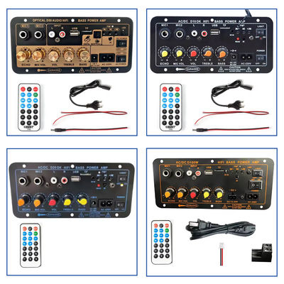 D20 200W BT 5.0 Verstärker Board Auto Stereo Verstärker mit Dual-Mikrofon und Subwoofer Unterstützung