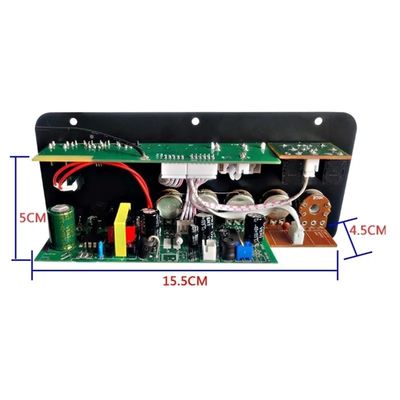 D50 Verstärkerplatte mit optischem Audio BT AMP USB FM Radio TF Player Schwarz für Heimwagen