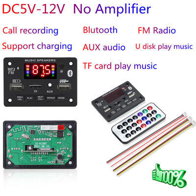Wireless Car USB MP3 Player mit TF Card Slot FM und Mikrofon professioneller Verstärker