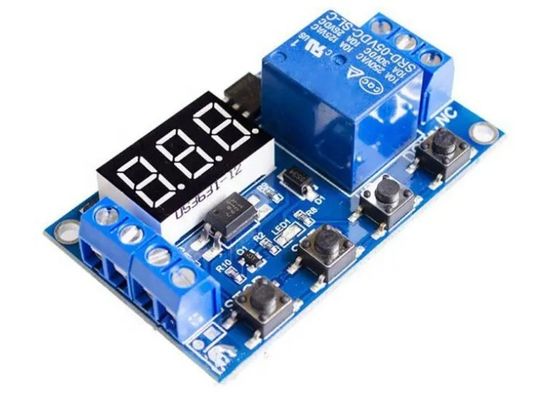 Versiegelte 12V digitale LED-Anzeige Timer On/Off Relay Switch Board für die PCB-Herstellung