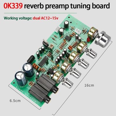 Verstärkerplatte der Serie OK339 für Dual AC12-15v Leistungsverstärker Vorverstärker Rückschall Geräuscharm