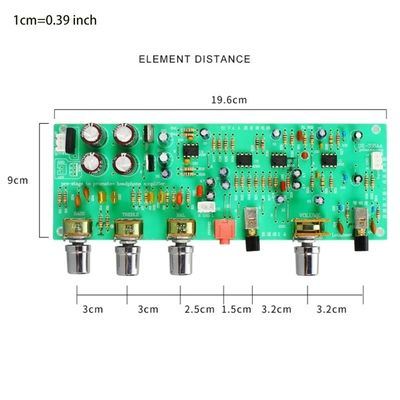 Dual AC Power Amplifier Board Preamp DX338A mit Dual 12V Linear und Komparatoren