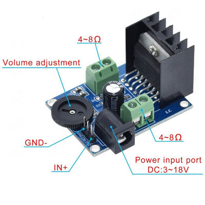 TDA7266 Audio Verstärker Board 2 Kanäle Stereo Verstärker Modul 15W+15W für HIFI Lautsprecher Erweiterung