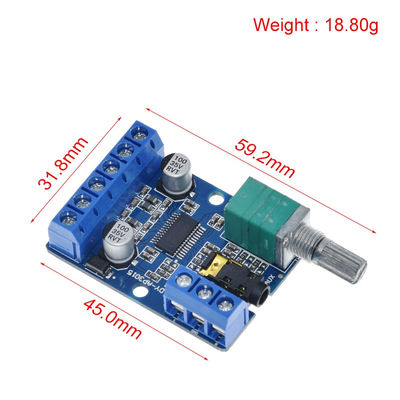 30Wx2 High Power Stereo Digital Amplifier Board mit 12V/24V Stromversorgung für DIY Audio Projekte