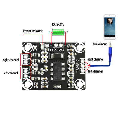 2x15W Stereo Klasse D Klasse 8-24V Hochleistung TPA3110 Verstärker Audio Board Private Form