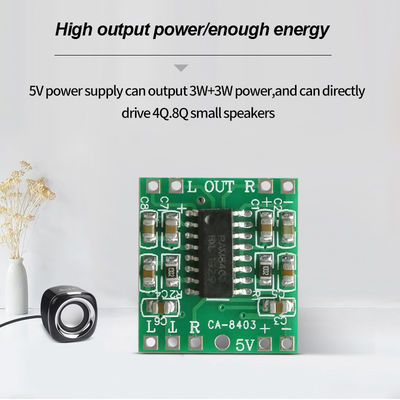 2*3W Gleichspannung 5V Ultra-kleine PMA8403 Klasse D-Audioverstärker für Mini-Lautsprecher