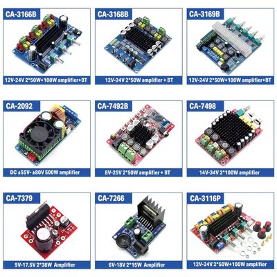 50W*2 100W TPA3116D2 BT 5.0 HIFI Digital Power Subwoofer Verstärker Board für Audio