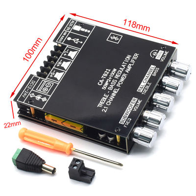 CA-TB21 2.1 Kanal BT Subwoofer Verstärker Audio Board 2*50W+100W 12-24V AMP