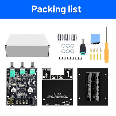 CA-502MT 5.0 BT Digital Audio Amplifier Board 2*50W 12-24V AMP-Modul