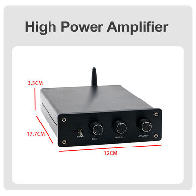 100W*2+200W Home Audio Power Amplifier mit Bluetooth 5.0 und 2,1-Kanal Mini HiFi Stereo Klasse D Digital Amp