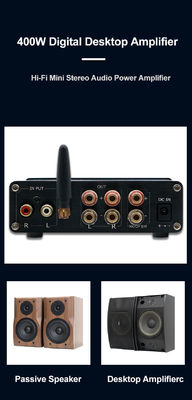 100W*2+200W Home Audio Power Amplifier mit Bluetooth 5.0 und 2,1-Kanal Mini HiFi Stereo Klasse D Digital Amp