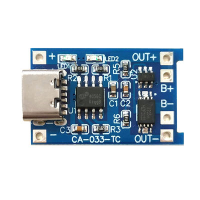 CA-033 Micro Type-C USB 5V Ladekörper mit doppelter Funktion 1A Li-Ion Lithium Batterie Lademodul 18650 TP4056 Schaltkreise Produkt