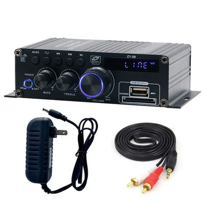 120 Watt Dual-Channel-Leistungsverstärker mit Equalizer für HiFi Stereo Audio