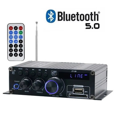 120 Watt Dual-Channel-Leistungsverstärker mit Equalizer für HiFi Stereo Audio